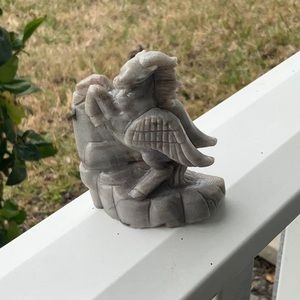 JADE HAND CARVED PEGASUS